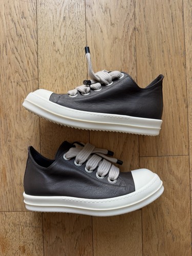 Rick owens leather jumbo lace - rick,