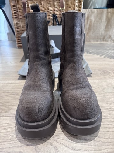 Rick owens bogun suede ankle - owens,