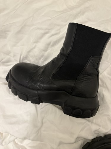 Rick owens black leather - owens,