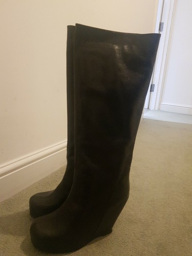 Rick owens black leather - rick,