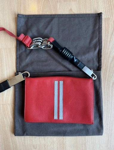 Rick owens red - red, leather