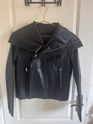 Rick owen black leather - owen’s,