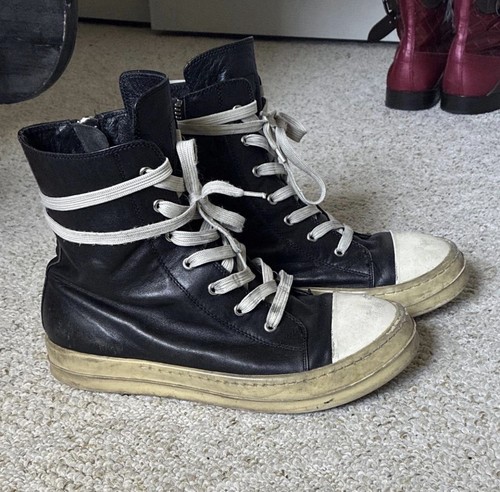 Rick owens ramones high - owens, black
