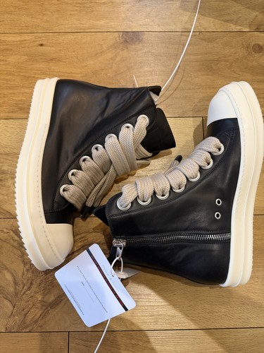 Rick owens black leather - rick, jumbo
