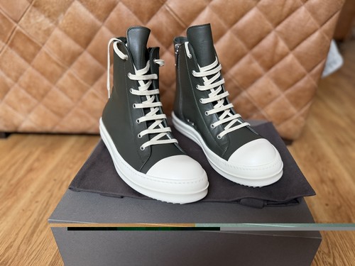 Rick owens ramones dark green - rick,