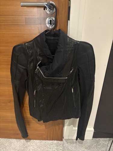 Rick owens leather jacket - leather,