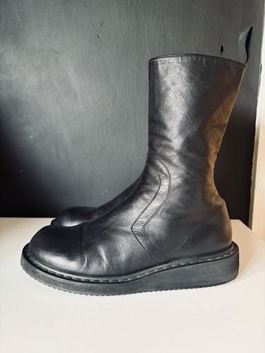 Rick owens gleam creeper boots - gleam,